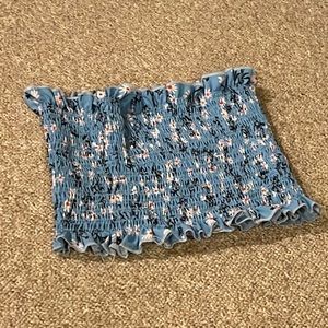 Romwe ( size s ) color blue tube top